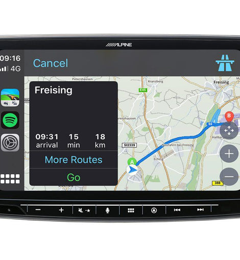 Alpine INE-F904D 9inch Halo9 with built-in Navigation