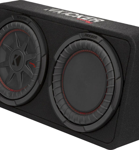 Kicker 48TCWRT102 10inch 2ohm Slim Loaded Subwoofer Enclosure